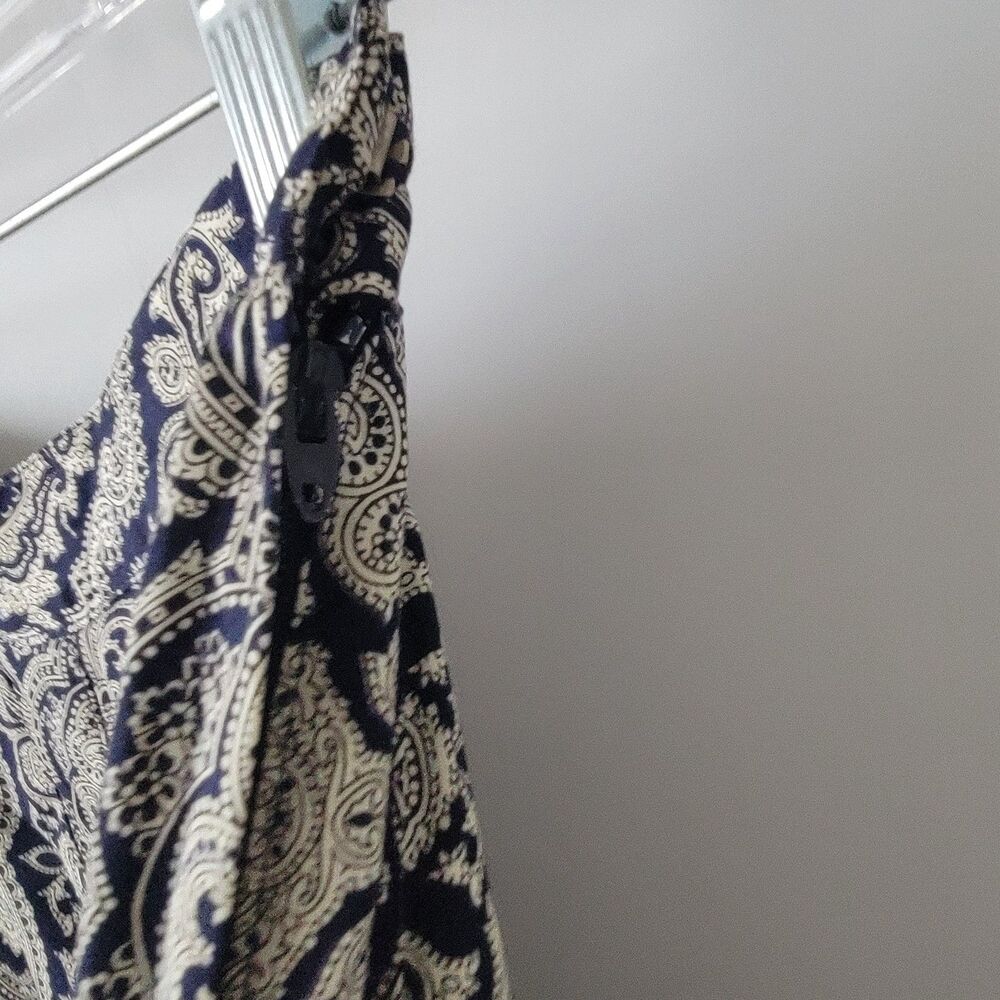 fisher hill women's paisley-print skirt size 8 pleated midi cottagecore - Picture 6 of 8
